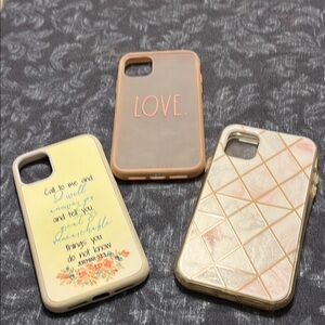 Stylish Phone Case Set - Multicolor. Set of 3 will divide
